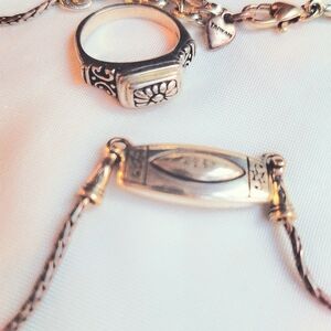 Brighton Vintage Retired Design Ring And Necklace Set